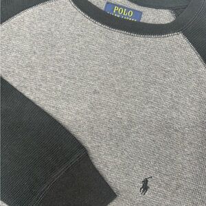 Polo Ralph Lauren Men’s Raglan  Cotton Thermal Color Block Long Sleeve Size M